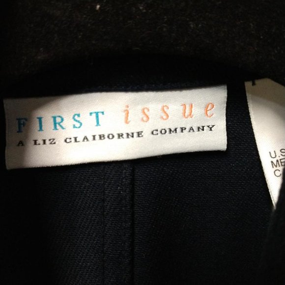 First Issue -  Liz Claiborne Jacket Black - Picture 3 of 7